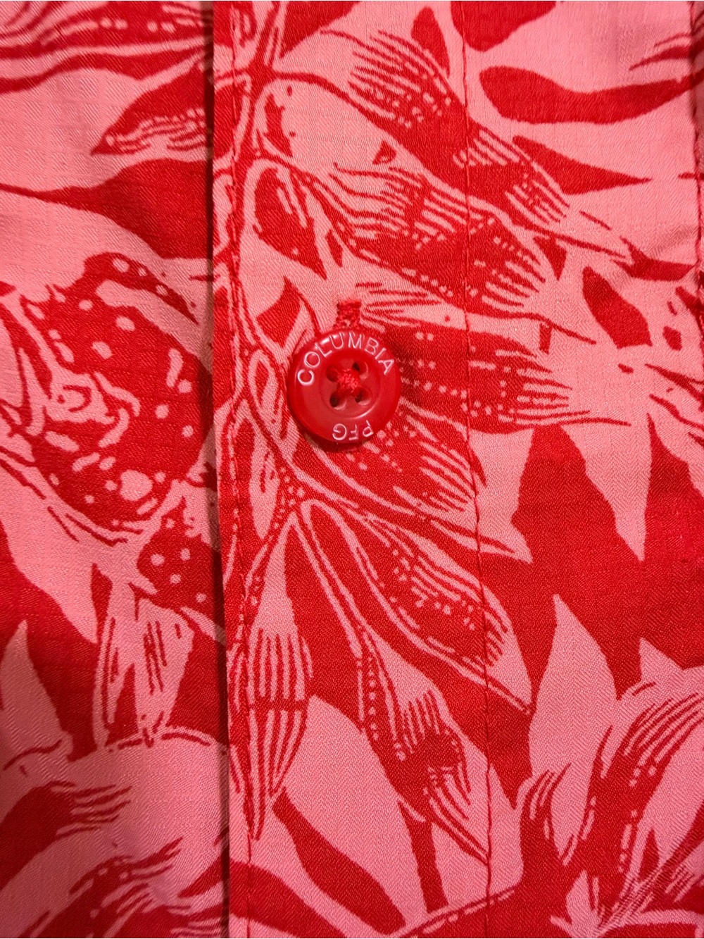 Columbia PFG Shirt Mens S Super Tamiami Button Up Omni Shade Tropical Outdoor - Picture 5 of 15